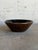 Brown Camilla Justesen Danish Modern Brown Ceramic Bowl For Sale - Image 8 of 9