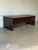 Brown Rosewood Double-Pedestal Executive Desk With 5 Drawers Danish Mid-Century Modern 1970s For Sale - Image 8 of 14