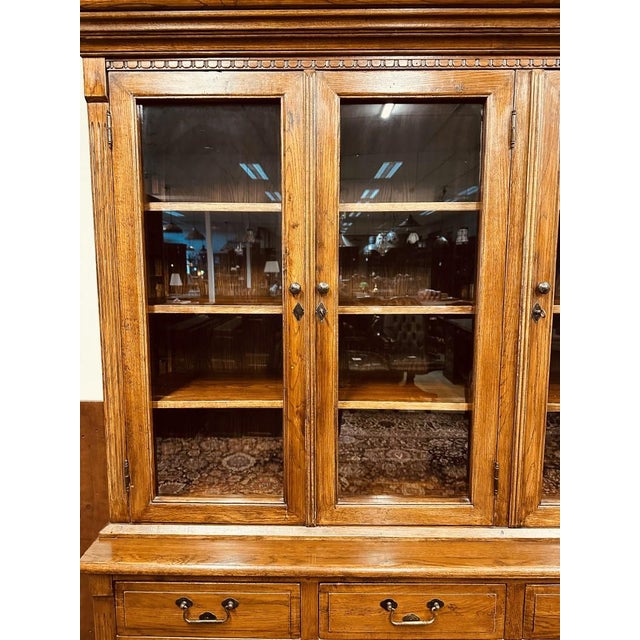 Metal Vintage English Rustic Cabinet For Sale - Image 7 of 17