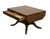 Drexel Drexel Heritage Covington Park Collection Bookmatched Walnut Traditional Duncan Phyfe Style 58" Drop-Leaf Accent Coffee Table For Sale - Image 4 of 12
