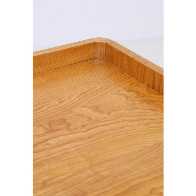 Brown Mid-Century Ash Desk, 1960s For Sale - Image 8 of 18