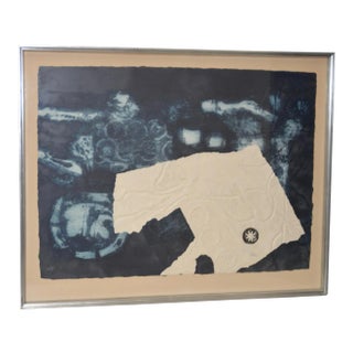 Antoni Clavé "Signes et ficelle" Carborundum Etching w/ Aquatint c.1970 For Sale