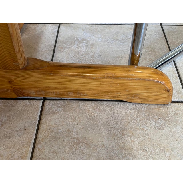 Vintage Extensible Dining Table, 1970, Set of 3 For Sale - Image 12 of 18