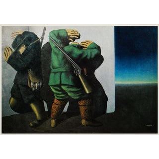 1972 After Rene Magritte "The Hunters on the Edge of Night", First Edition Photogravure For Sale