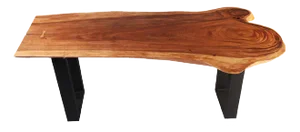 Nature Living Edge Console Table or Writing Desk 4