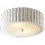 Frank Large Flush Mount in White with Frosted Glass Designer: Alexa Hampton Mounting: Flush Shade Detail: Frosted Glass...