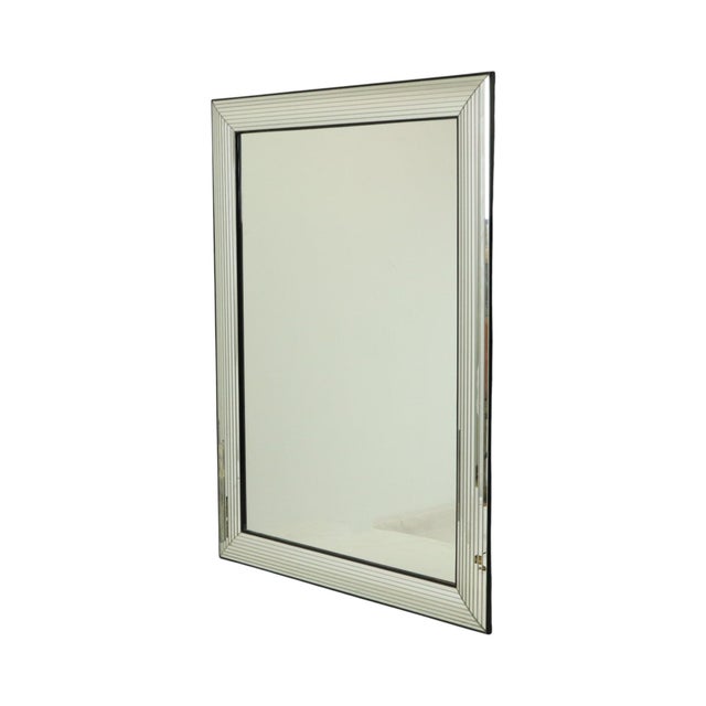 Mid-Century Modern Vintage Hollywood Regency Silver Mirror from Deknudt, 1970s For Sale - Image 3 of 14