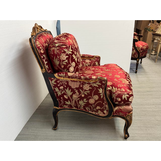 French Empire Style Bergère Armchair, Circa 1920's For Sale In San Francisco - Image 6 of 11