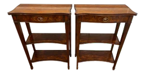 Theodore Alexander the Small Three Tier Georgian Accent Console Table