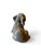 Elegant vintage porcelain figurine depicting a seated dachshund, manufactured by Rosenthal and based on a design by German...