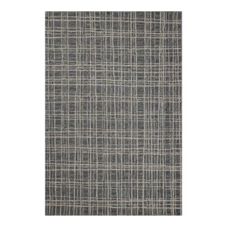 Chris Loves Julia x Loloi Polly Graphite / Pebble 5'-0" x 7'-6" Area Rug For Sale