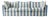 Sophie Conran Coco 4 Seater Sofa - Cornish Blue Stripes with Knife Edge Cushion For Sale