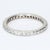 Early 21st Century Slim White Gold Eternity Band Ring With Round White Diamonds, Size 6.25 For Sale - Image 5 of 6