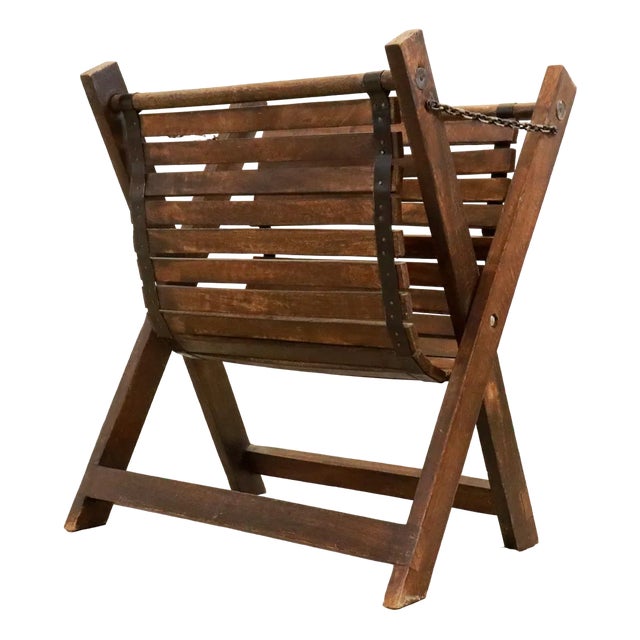 Brutalist Glauchau Magazine Rack For Sale