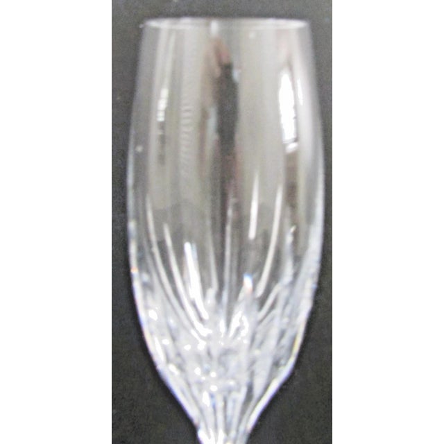 Glass 1990s Baccarat Massena Champagne Flutes - Set of Six For Sale - Image 7 of 10