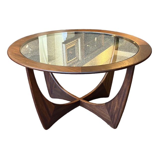 Mid Century Modern "Astro" Base Coffee Table in Rosewood by G-Plan, Uk c.1960 For Sale