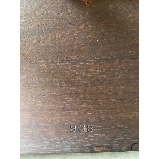 1930's Kittinger Furniture Spanish Baroque Style Iron-Mounted Walnut Hall Bench For Sale - Image 17 of 17