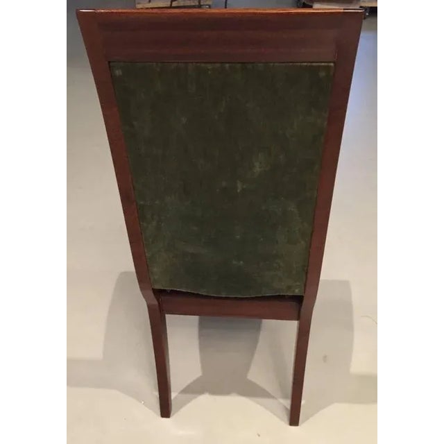 Gaston Poisson Gaston Poisson Numbered French Art Deco Dining Chairs - Set of 6 For Sale - Image 4 of 5