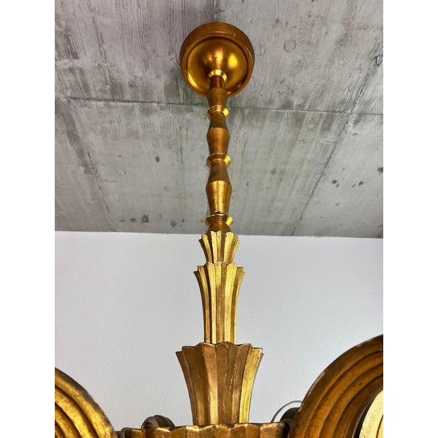 Large Art Deco Chandeliers in the style of Dagobert Peche, 1920s For Sale - Image 9 of 15