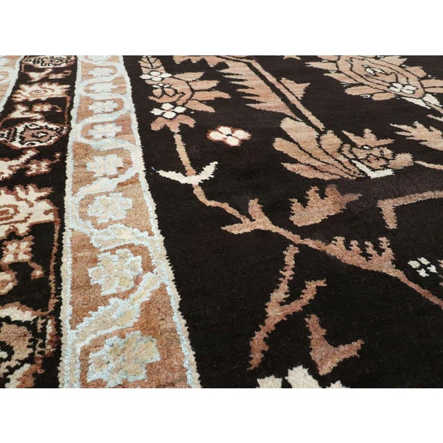 Galerie Shabab Collection Mid-20th Century Indian Cotton Agra Carpet For Sale In New York - Image 6 of 10