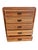 Mid 20th Century Pencil Reed Rattan Crespi Style High Chest Dresser For Sale - Image 4 of 18