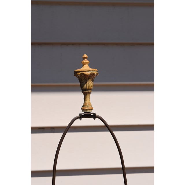 Vintage Pair L&F Moreau Art Nouveau Brass Spelter Lamps Collection Francaise Show normal surface wear from age with no...