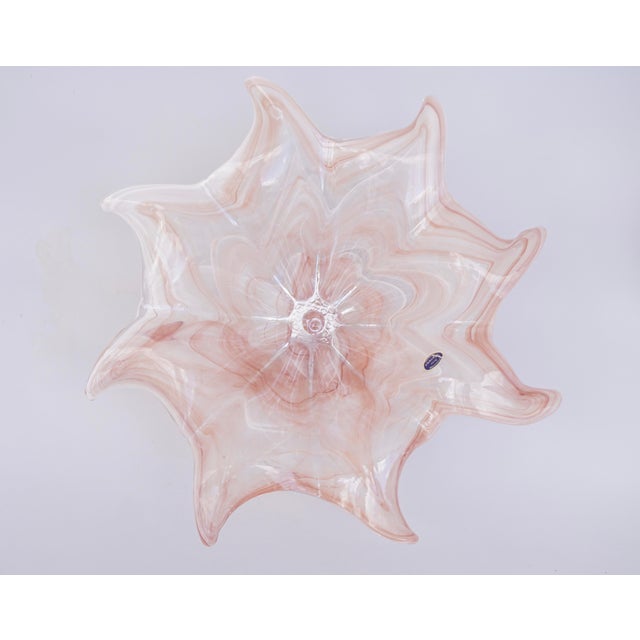 1960s Murano Glass Centerpiece Bowl For Sale - Image 11 of 12