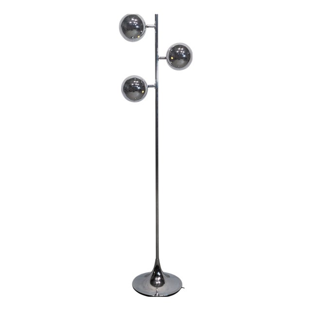 Vintage Space Age Floor Lamp, 1970s For Sale