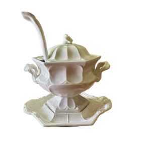 1950s Red-Cliff Soup Tureen