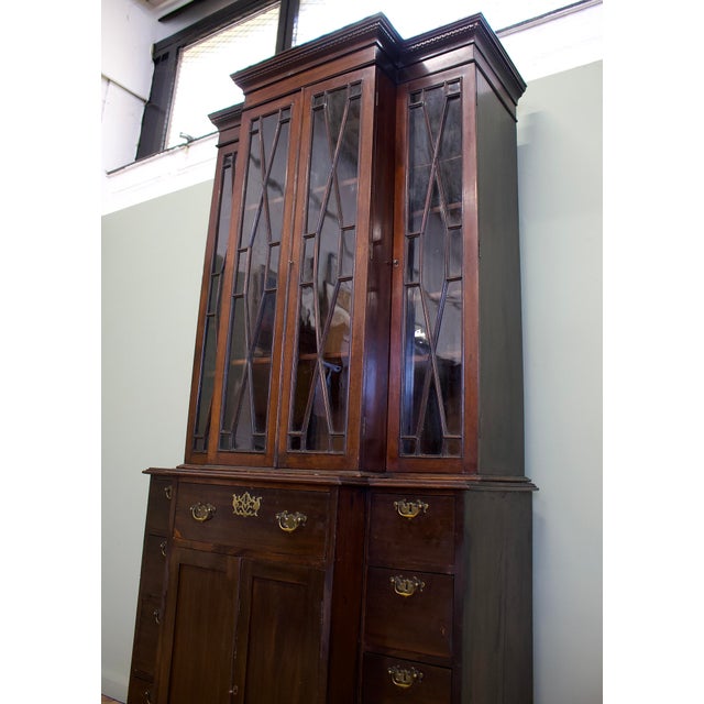 Antique Georgian Mahogany Glazed Display Cabinet, 1810s For Sale - Image 5 of 12