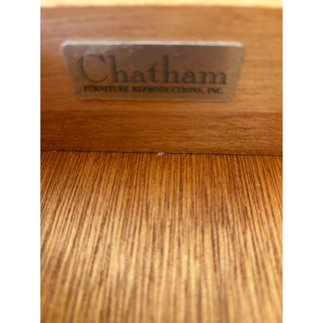 Chatam Reproductions Shaker Style 12 Drawer Cherry Mule Chest & Mirror For Sale - Image 15 of 15