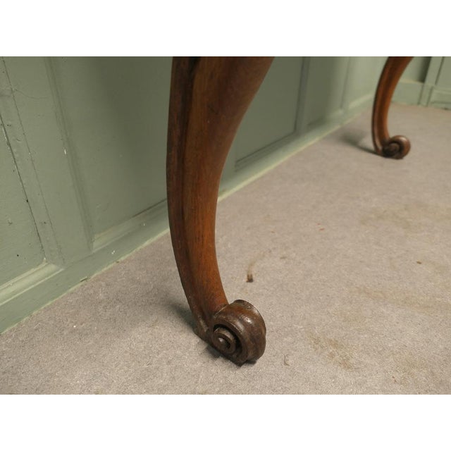Carved Oak Console Table For Sale - Image 5 of 7