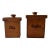 Vintage Woodcroftery Coffee and Tea Canister Set For Sale