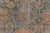 Antique Persian Kurdish Rug With All-Over Geometric Medallion in Orange & Blue 5'2 X 6'6 For Sale - Image 10 of 12