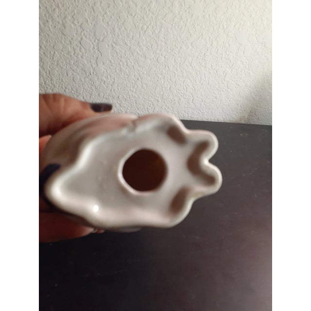 1970s Handpainted Ceramic Bunny Figurine Likely Made in Italy For Sale - Image 4 of 8