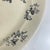 Ceramic Large Oval Grey-Black Earthenware Platter with Damascus Pattern from Sarreguemines, Late 19th Century For Sale - Image 7 of 11