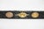 Alligator Carved Wood Gold Leaf Amber Inlaid Black Lacquer Walking Stick Cane For Sale - Image 12 of 18