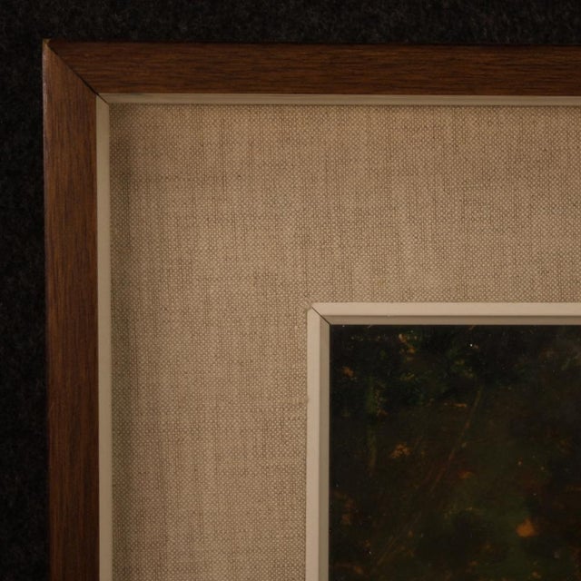 Italian Artist, Impressionist Landscape, 1970, Oil on Cardboard, Framed For Sale - Image 10 of 16