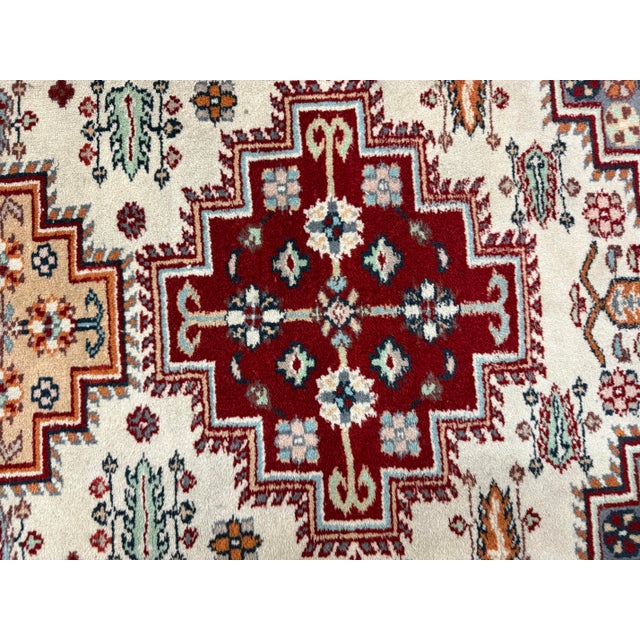 Mid 20th Century 2ft 8in × 4ft 2in Pakastani Kazak Area Rug For Sale - Image 5 of 12