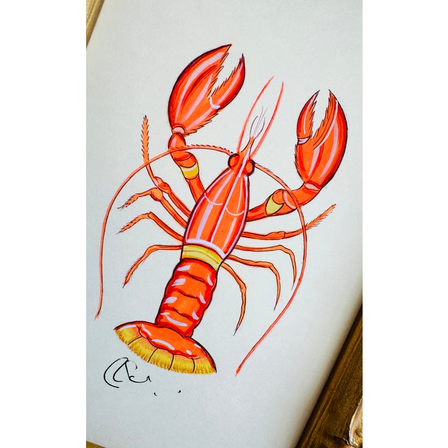 Bold, bright, and impossible to miss, our most cheerful little crustacean has all the personality. Hand-painted entirely...