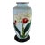 Ando Jubei Showa Period Cloisonné Vase – Blue Enamel & Silver, Signed 1961 For Sale