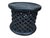 Black Handcrafted Bamileke Coffee Tables Bedside Handmade Coffee Table Stool For Sale - Image 4 of 6