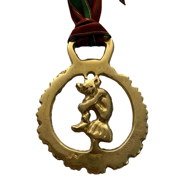 Antique English Horse Brass Ornament For Sale