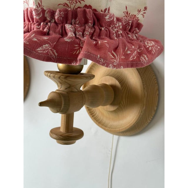 This beautiful, unusual and rare to find pair of wall lights comes from a villa that was decorated in the Scandinavian...