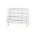 With four spacious drawers, this chest provides ample storage space for all your essentials. The polished brass hardware...