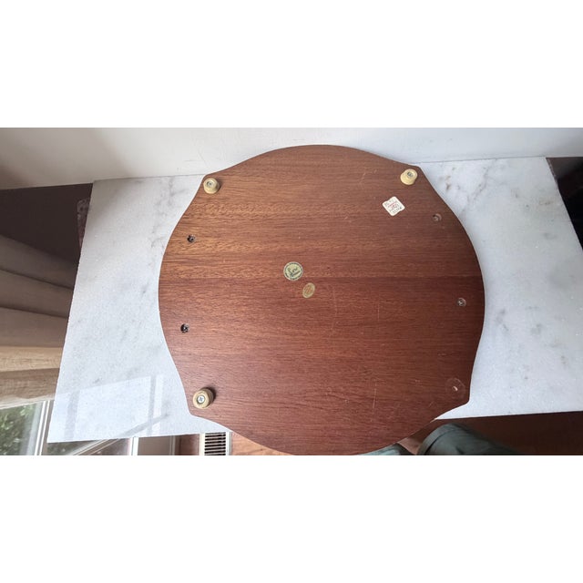 Vintage Fred Press Mid-Century Modern Wooden Serving Tray and Cheese Board For Sale - Image 10 of 13