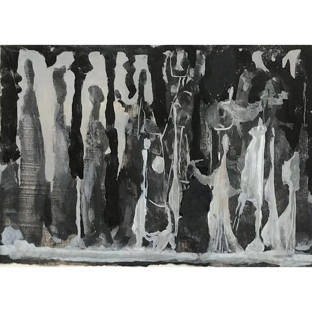 Paper Olga Reiwald, Artist at Work, 1976, Watercolor For Sale - Image 7 of 7