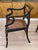 Set of Four English Regency Black Lacquer Dining Chairs With Gilt Decoration For Sale - Image 11 of 16