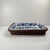 Ceramic Serving Platters in White and Blue Floral Pattern with Woven Wicker Mount, 1980, Set of 6 For Sale - Image 4 of 18
