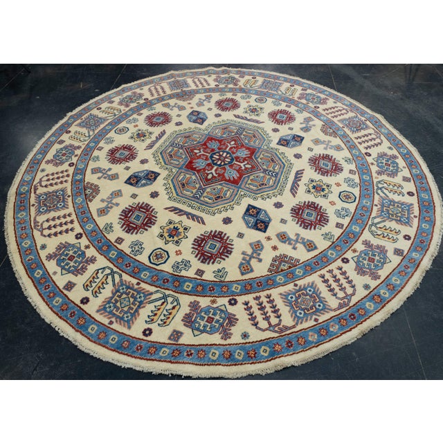 Oriental Hand Knotted Round Rug 8'4" x 8'2" #17100 Explore a curated collection of hallway runners, wool rugs, and...